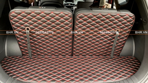 Thảm lót cốp ô tô Hyundai Santafe giá tại xưởng, rẻ nhất Hà Nội, TPHCM